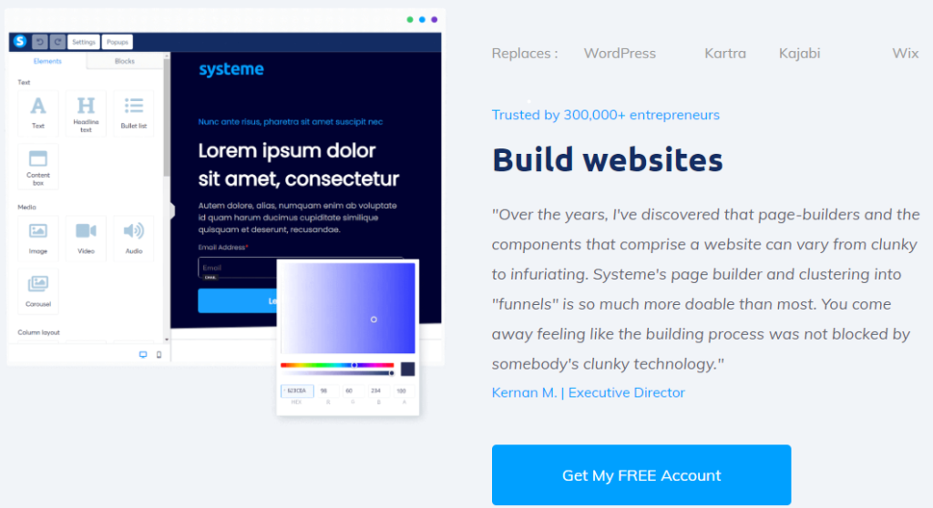 Build websites